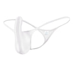 YAULAANG Sexy Herren Glanz Gay Unterwäsche Öliger G-String Tanga Glänzend niedrige Taille Hohe Elastizität Herren Dessous