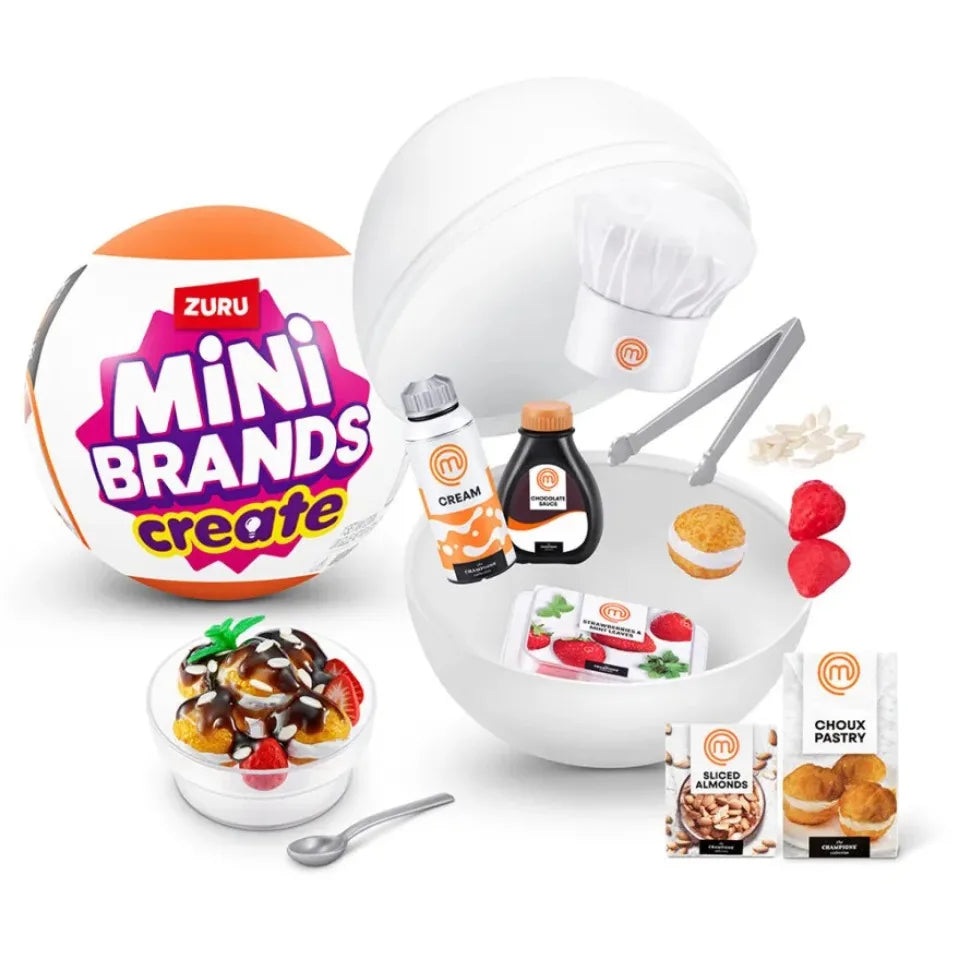 Zuru Surprises Mystery Mini Brands Blind Box Foodie Creat MasterChef Ball Überraschung Sammlerstücke Miniatur Miniaturen Lebensmittel Spielzeug