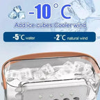 3-in-1 Mini Luftkühler Ventilator Tragbare Haushalts Klimaanlage Luftbefeuchter LED Nachtlicht für Zuhause Büro Schreibtisch Verwendung 25.5x18.5x8cm