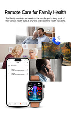 2026 Neue Gesundheits-Smartwatch Lasertherapie Reduziert Drei Hochs Blutsauerstoff Blutdruck Harnsäure Blutfette EKG-Smartwatch Für Herren