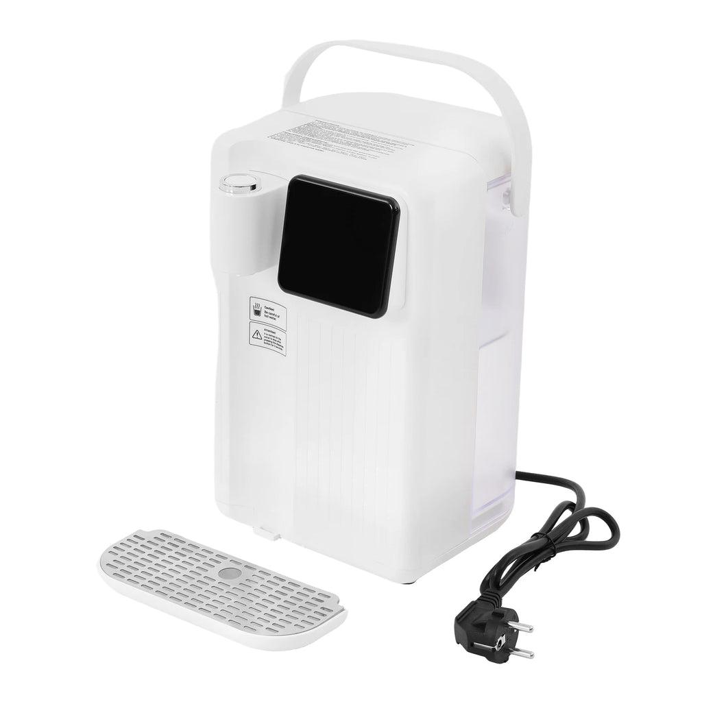 3L Weißer Instant-Heißwasserspender mit LED-Anzeige 19*24*29,5cm Schnelle Heizung Wasserspender Büro Desktop Wasserspender