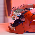 Neuer AutoKing 1:1 Mk5 Iron Man Helm Cosplay Sprachsteuerung Augen mit Licht Modell Spielzeug für Erwachsene Elektrisch tragbar Weihnachtsgeschenk