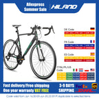 Hiland Aluminium Rennrad, Shimano 14 Gänge, 53/57cm Rahmen, Rennrad für Herren Herren-Rennrad