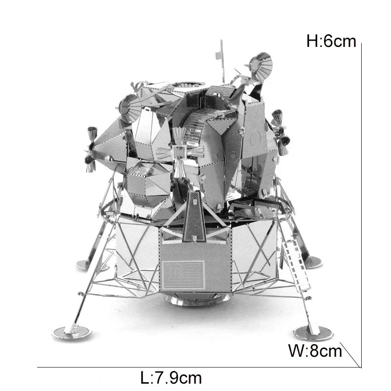 Weltraumforschung 3D Metallpuzzle Shuttle Hubble Weltraumteleskop Mars-Rover Modell Spielzeug für Kinder Kreatives Puzzle Geschenk Spielzeug
