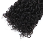 Pixie Locken Echthaar Weave Bundle mit Verschluss Brazilian Echthaar Weave Extensions 100% Echthaar Tressen HD Lace Verschluss