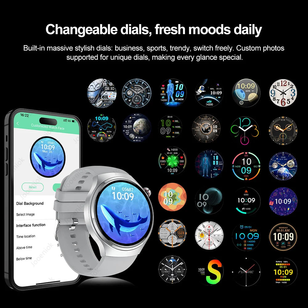 2026 Neue Watch 5 Pro Upgrade GPS NFC Herren Smartwatch 360*360 AMOLED HD Bluetooth Anruf Wasserdichte Smart Watch für Android iOS