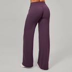 Damen gerade Yoga-Leggings weicher, dehnbarer Stoff Damen-Yogahosen GYM Schweißableitende Eigenschaften Lauf-Sport-Hosen
