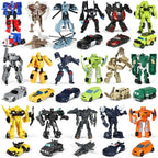 Kinder Spielzeug Mini Verwandlungs-Roboter-Kit Spielzeugmodelle 2-in-1 verformtes Auto Spielzeug Roboter Spielzeug für Kinder Geschenk Actionfigur
