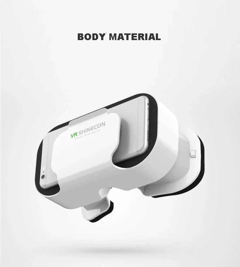 Shinecon 3D VR Brille Virtual Reality Viar Goggles Headset Geräte Smart Helm Linsen für Handy Mobil Smartphones Viewer