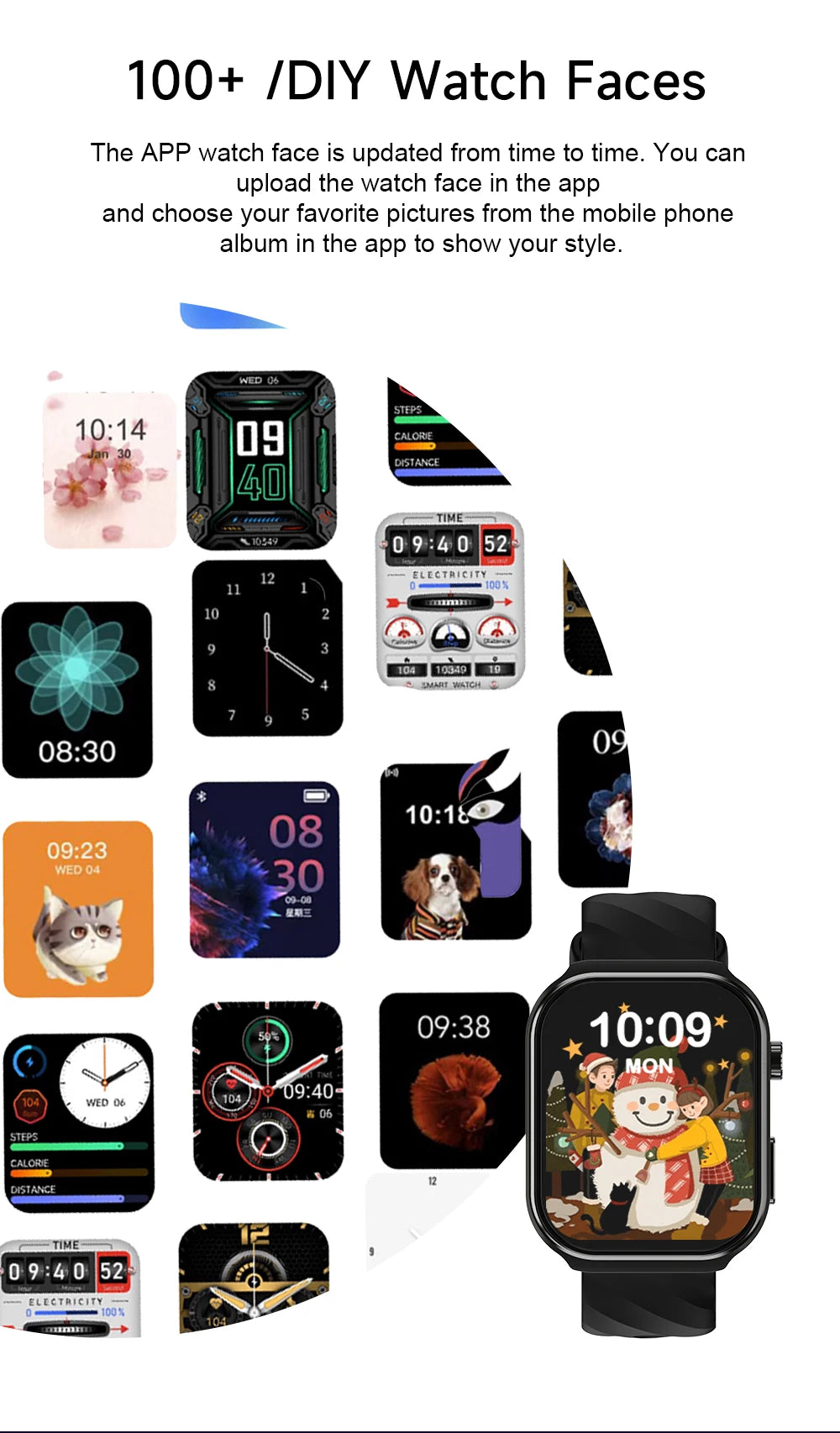 LIGE 2026 Neue KI-Gesundheitsdiagnose Smartwatch Blutfett Harnsäure Bluetooth-Anruf Blutdruck Gesundheits-Smartwatch Herren Damen