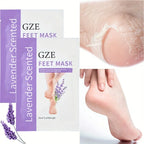 GZE Fußpeelingsmaske Hautpeeling Fußmasken für trockene, raue, rissige Fersen, Hornhaut, abgestorbene Hautentfernung – Fußpeeling-Maske