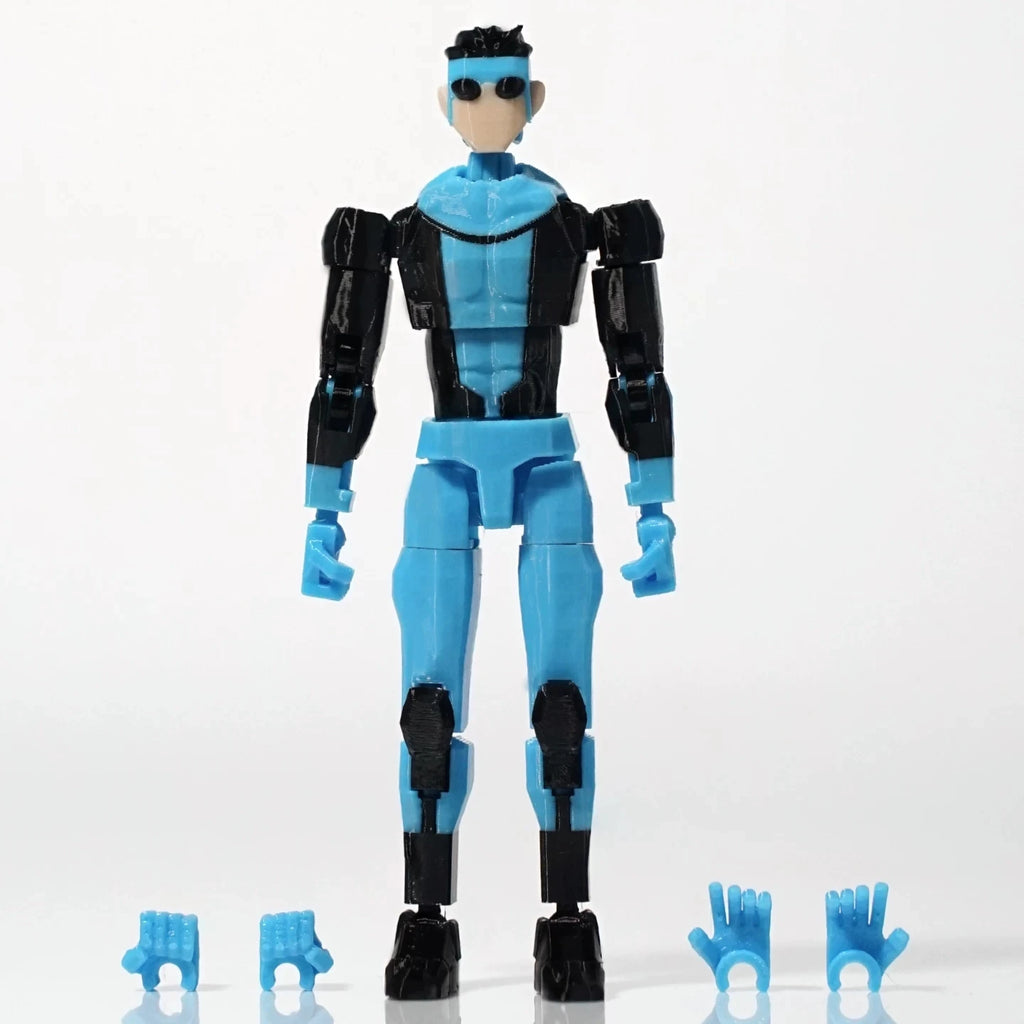 In Stock New 3d Printed Invincible Toys Action Figures T13 Dummy 13 Superheroes Multi-Jointed Movable Shapeshift Toys