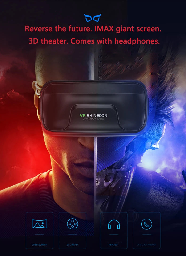 VR Brille 3D Virtual Reality Headset Geräte Helm Linsen Goggles Smart Für Smartphones Handy Mobil Spiel Viar Viewer Set