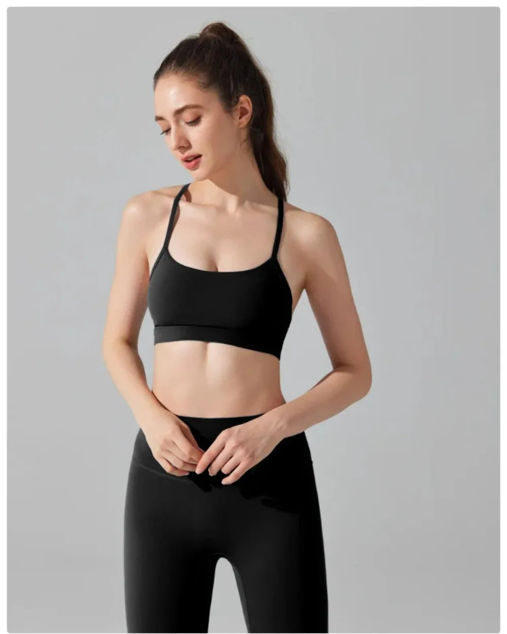 Activewear Set 2-teilig: Sport-BH & High Waist Leggings, Workout-Outfit für Yoga, Laufen, Fitness & Gym Kleidung für Damen