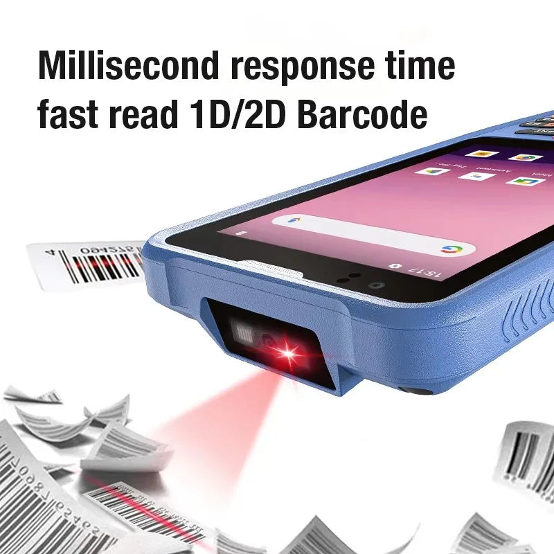 IP67 4 Zoll wasserdichter robuster Industrie-PDA Handheld Android PDA Tragbares Datenterminal NFC Datensammler für Inventur