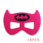32/28/10 Stück/Los Superheldenmaske Cosplay Weihnachten Halloween Kinder Erwachsene Karneval Party Requisiten Kindergeburtstag Filz Maskerade