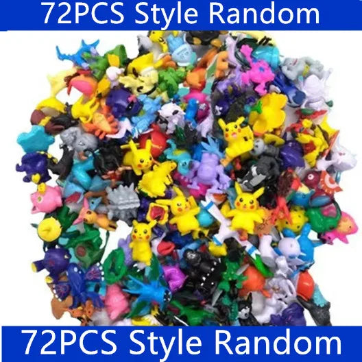 144 Anime Stil Actionfigur Modell Pokémon Figur Spielzeug Ornament Dekoration Sammlerstücke Spielzeug für Kinder Weihnachtsgeschenk