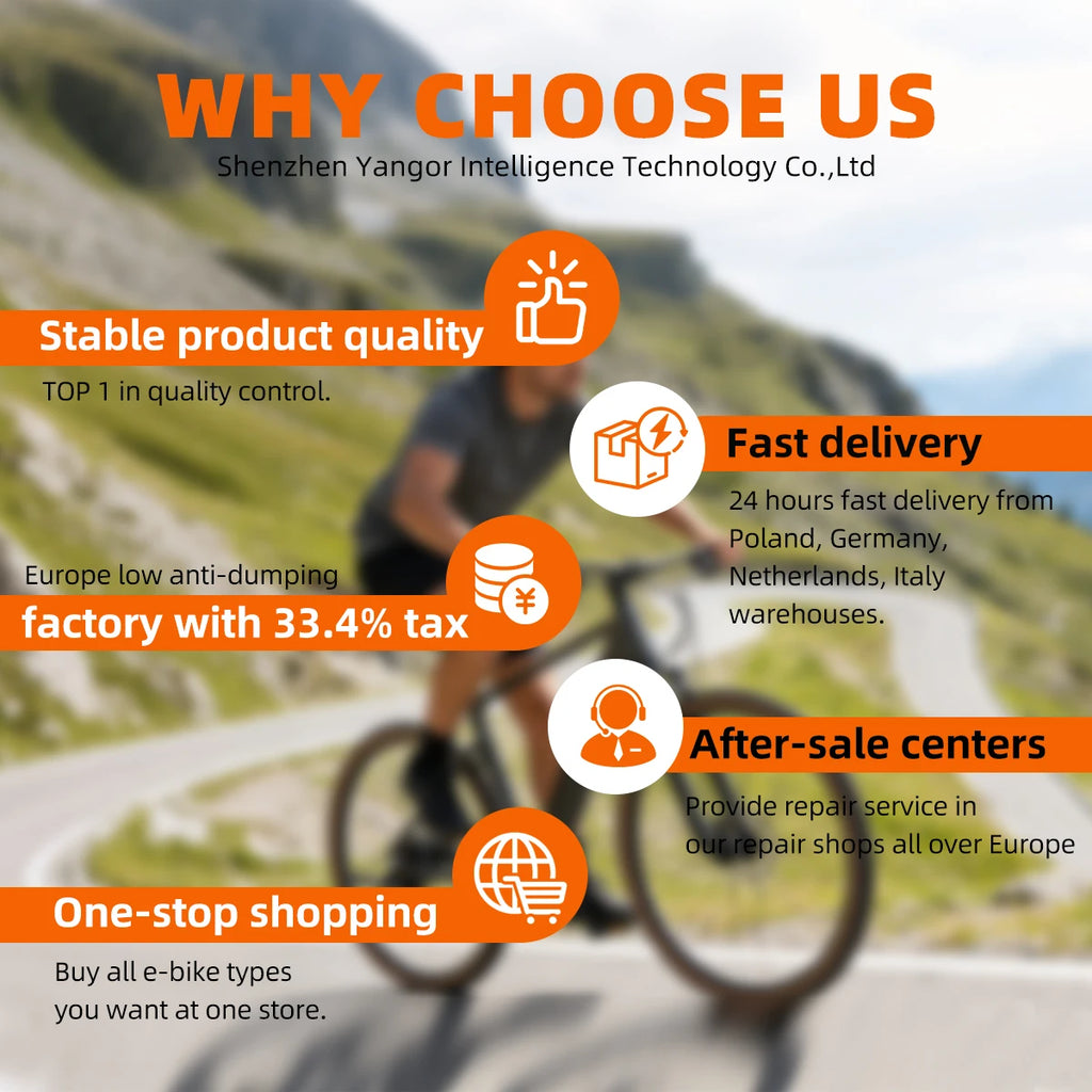YANGOR 250W E-Bike, 28" Ultraleichter Rahmen, große Reichweite, Stadt- & Rennrad, geeignet für Damen und Herren E-Bike CE EU