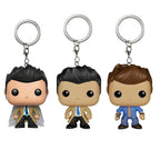 FUNKO POP Supernatural Neue Figur Castiel mit Flügel Sam SCHLÜSSELANHÄNGER Spielzeug Vinylfigur Sammlung Pocket Schlüsselkette Spielzeuge