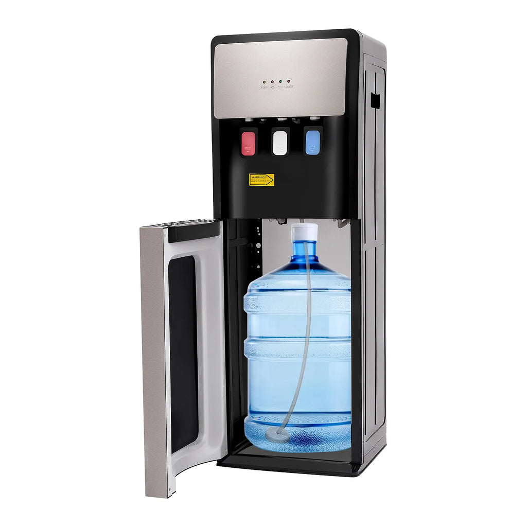Elektrischer Warm- und Kaltwasserspender, vielseitiger stehender Wasserspender mit unterer Beladung für Zuhause und Büro, 110V US/220V EU