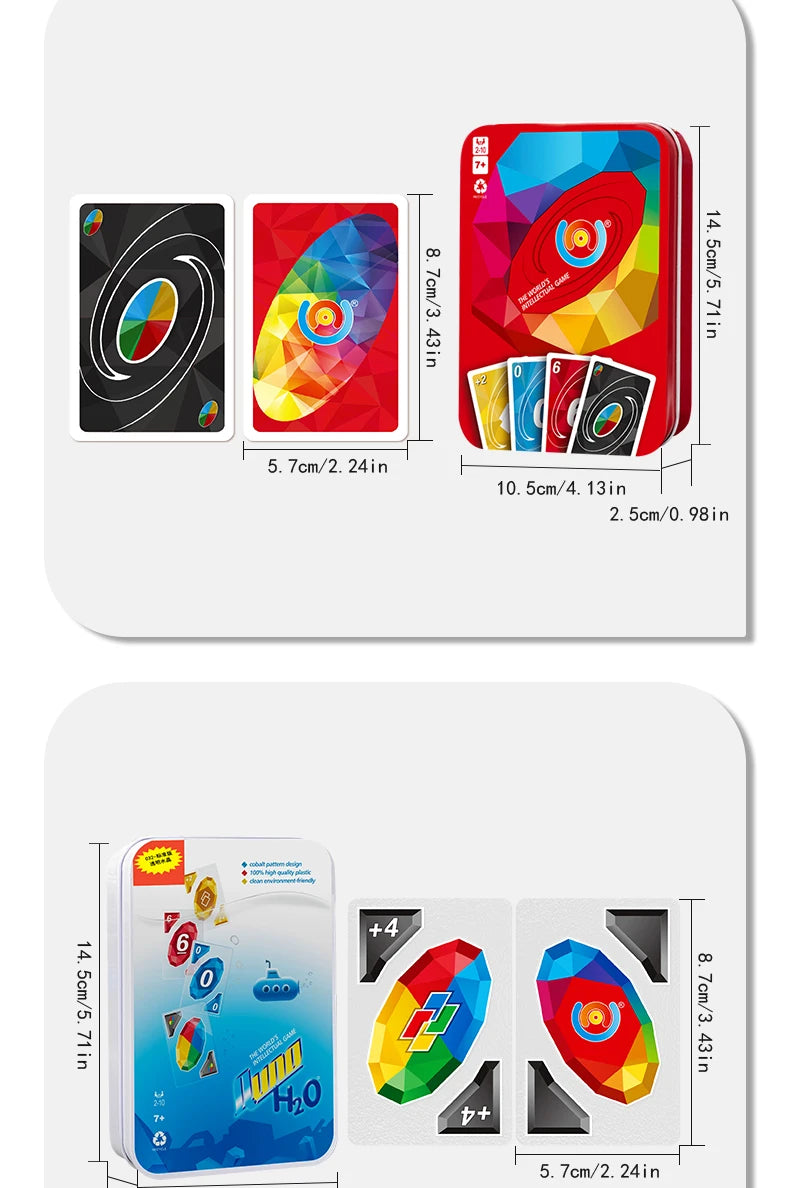 ONE FLIP! Brettspielkarten mit 112 Karten Geschenk für Kinder Brettspiele Familienspiele Spieleabend für Spieler ab 7 Jahren Spielzeug