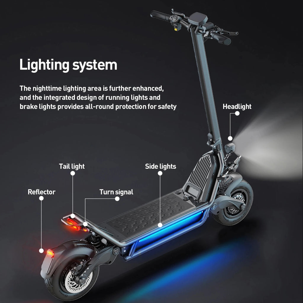 JOYOR E6-S Erwachsenen-Elektroroller 3200W Motor 60V31.5AH Akku Offroad-EScooter NFC-Entsperrung Hydraulische Bremse Klappbarer E-Scooter