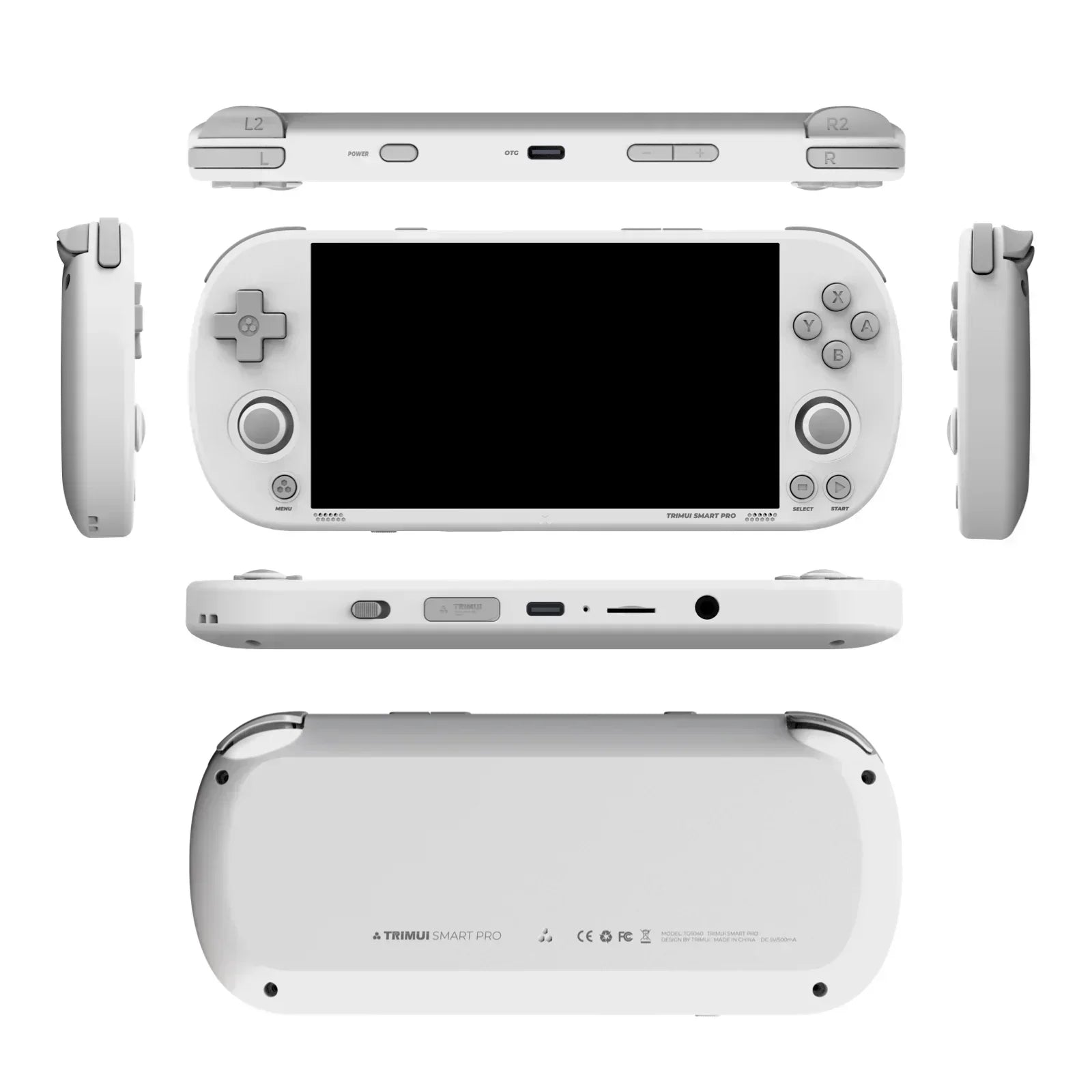 Trimui Smart Pro Handheld-Spielekonsole 4.96'' IPS-Bildschirm Videospielkonsole Linux-System Retro-Videospielkonsolen Geburtstagsgeschenke