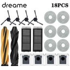 Dreame X50 Ultra/X50 Master/L50 Pro Ultra/L40S Pro Ultra/L40s Ultra/MOVA V50 Ultra Ersatzteile Hauptbürste Filter Mopptuch Staubbeutel