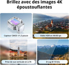DJI Flip Kameradrohne mit 4K UHD Kamera unter 249g 3-Achsen Gimbal Stabilität 44000ft/13km Videoübertragung Original