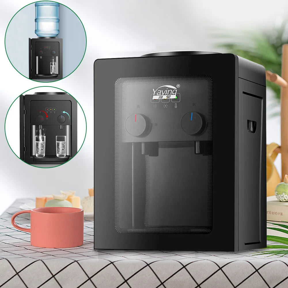 Heiß Kalt Elektrischer Wasserspender, 3kg Kompakter Desktop-Wasserspender, Edelstahl-Innentank für Zuhause und Büro Hauptbild