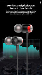 EARDECO TypeC/3.5mm Kabelgebundene Kopfhörer mit Mikrofon Lautstärkeregler Musik-Headset mit Bass Handy-Ohrhörer für Samsung Huawei Xiaomi
