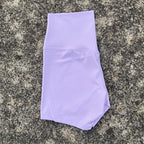 Sexy einfarbige Damen-Fitness-Sportshorts, hohe Taille, athletische Yoga-Shorts, Bein-Radfahren, umfassendes Training, Jogging, Squat-Proof