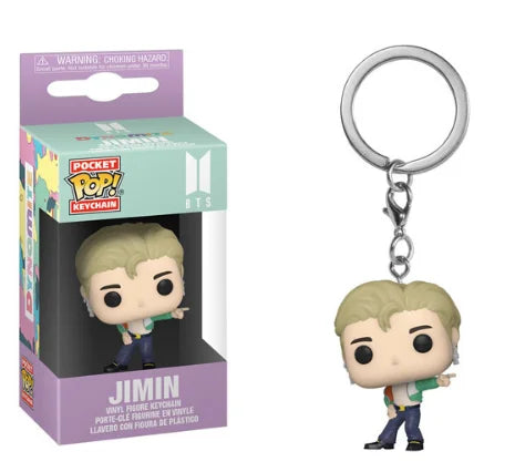 Funko POP Schlüsselanhänger Spielzeug Herren Team Cartoon V JUNG KOOK JIMIN Jin V J-HOPE Pocket Pop Schlüsselanhänger Vinyl Action Figur Sammlung Spielzeug