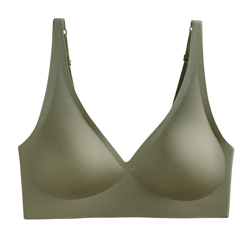 Sexy Nahtloser BH Ohne Bügel Verstellbare Drahtlose BHs Damen Unterwäsche Weiblicher Push-Up Gepolsterter Bralette Dessous Intimates
