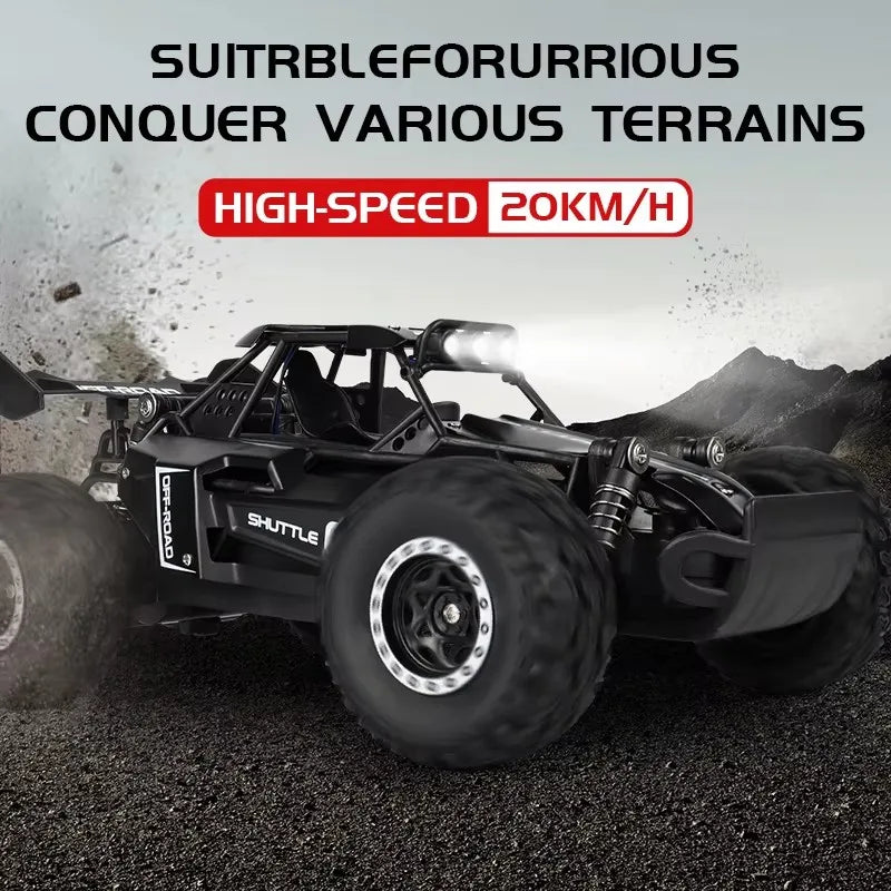 Oike RC-Car 1:16 Modell mit LED-Lichtern Funkferngesteuertes Offroad-Kletterfahrzeug Outdoor-Autos Drift-Rennspielzeug Jungen Geschenke