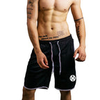 Sommer-Sport-Shorts, atmungsaktiv, Mesh, Herren, Kordelzug, elastische Hose, Lauftraining, Outdoor, Fitness, Jogging, gerade