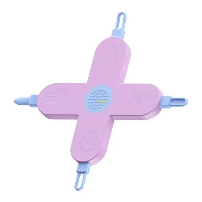 Infant Ohren- Nasen- Nabel-Reinigungswerkzeug Kinder Sicherheit Ohrenschmalzentferner Nabelreiniger Nasenhöhlenpflegezubehör 4-in-1 Baby Pflege Gadget