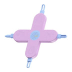 Infant Ohren- Nasen- Nabel-Reinigungswerkzeug Kinder Sicherheit Ohrenschmalzentferner Nabelreiniger Nasenhöhlenpflegezubehör 4-in-1 Baby Pflege Gadget