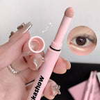 Doppelseitiger Lying Silkworm Eyeliner Pencil Diamond Glitter Matt Aegyosal Pen Aufhellende Creme-Lidschatten-Highlighter-Augen-Make-up