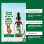 60ml Multivitamin-Ergänzung für Hunde zur Stärkung des Immunsystems, sanfte Formel zur Linderung von Hautbeschwerden, tägliche Nahrungsergänzung