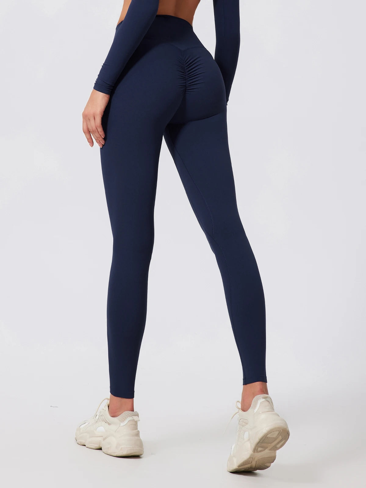 Neue Sommer High Waist Sport Leggings Damen Stretch Gymnastikhose Damen Lauf-Workout-Leggings Weibliche weiche Strumpfhose Push Up Yoga Hose