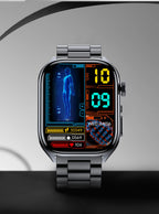 Neue Gesundheitsuhr Harnsäure Blutdruck Blutsauerstoff Körperanalyse Körperfett Smartwatch EKG+PPG Bluetooth Anruf Uhr Frauen Männer