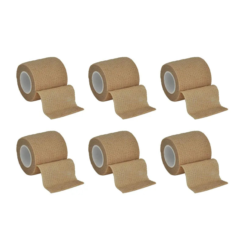 1/6 Stücke Buntes Sport-Tape Selbstklebende Elastische Bandage Elastoplast Sportschutz Knie Finger Knöchel Handfläche Schulter
