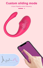 Kabelloser Bluetooth G-Punkt Vibrator für Frauen APP Fernbedienung Tragbares vibrierendes Ei G-Punkt Klitorisstimulator Sexspielzeug für Erwachsene