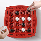 Logik-Schach-Schienenspiel, Lernspielzeug, Schienenschachspiel, Vier-Gewinnt-Spiel, lustiges 2-Spieler-Puzzle-Brettspiel-Set für den Tisch