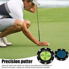 Golf Putt Ball Marker Hohe Präzision Runder Grünleser Golf Putting Hilfe Golf Slope Putting Reader 1PC JJ024