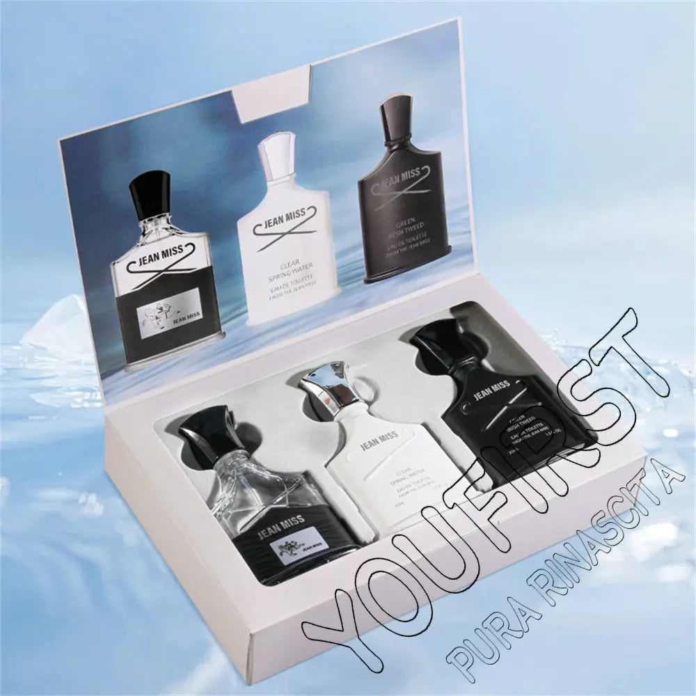 Frisches Naturparfüm 90 ml für Herren, Geschenkset, 3-teilig, langanhaltender Kölnischwasserduft, Herrenparfüms, charmante Männerparfüms, originale Hombres