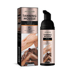 Bräunungscreme Selbstbräuner Sonnenlose Bräune Körper Bräunungsbeschleuniger Haut Glanz Schutz Sonnenbaden Feuchtigkeitscreme Natürlicher Selbstbräuner Mousse