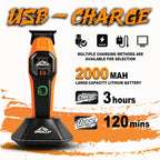 Neuer professioneller BRDCLIP Salon Friseur-Set Vektormotor Haarschneidemaschine 7800-13000 U/min Trimmer 8000-13000 U/min Metallgehäuse 2603 Rasierer