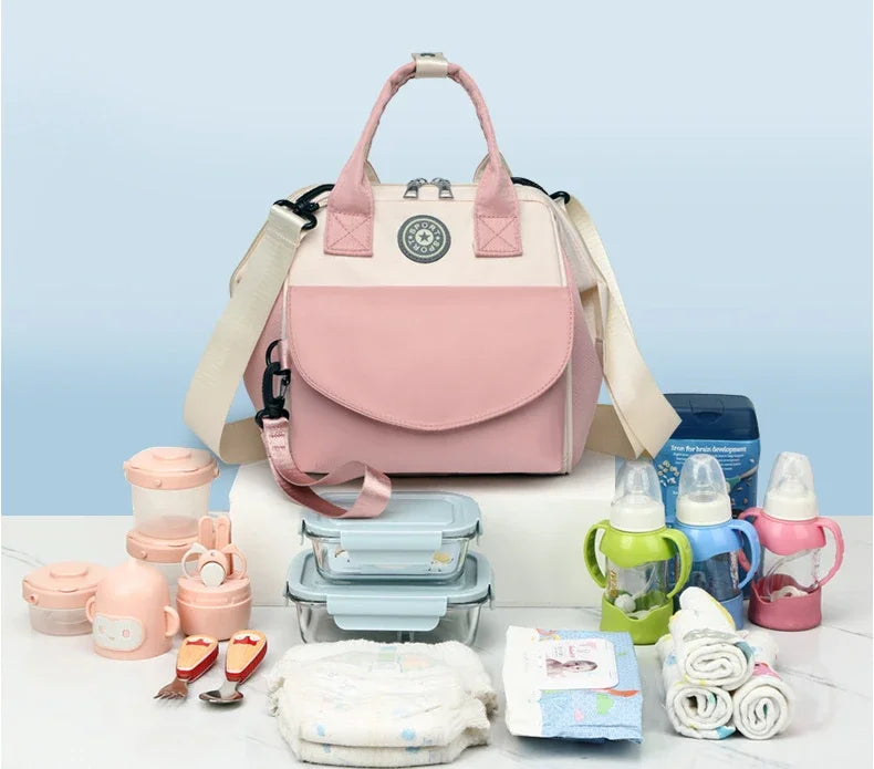 Waterproof Diaper Bag Large Capacity Mommy Travel Bag Multifunctional Maternity Mother Baby Stroller Bags Organizer Mummy Bag